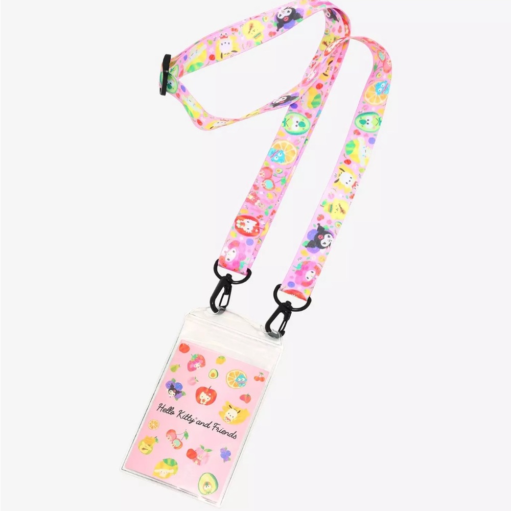 New Sanrio and friends fruit lanyard